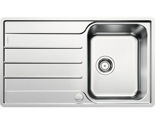 Évier en acier inoxydable avec égouttoir