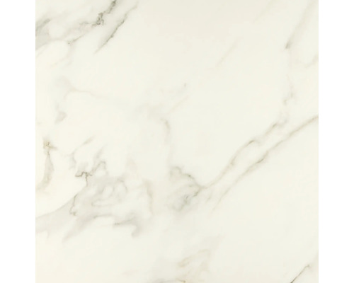 Carrelage pour sol en grès cérame fin Premium Marble Calacatta blanc 80x80 cm