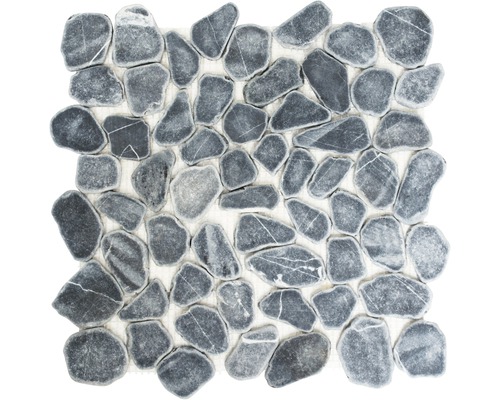 Mosaïques en pierre naturelle XKS 402, noir, 30,5 x 32,5 cm