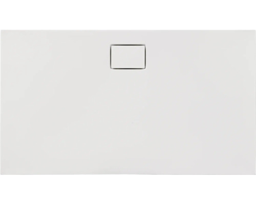 Receveur de douche OTTOFOND Pearl 80 x 160 x 4 cm blanc brillant lisse 873401 Receveur de douche rectangulaire avec évacuation carrée