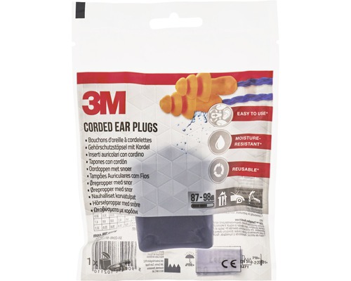 3M Bouchons d''oreille à cordelettes dans l''emballage