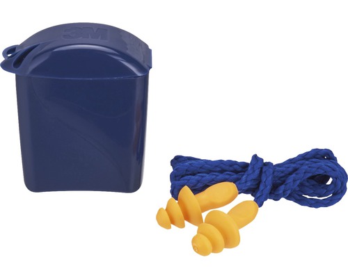 3M bouchons d''oreille avec boîte de rangement et cordon