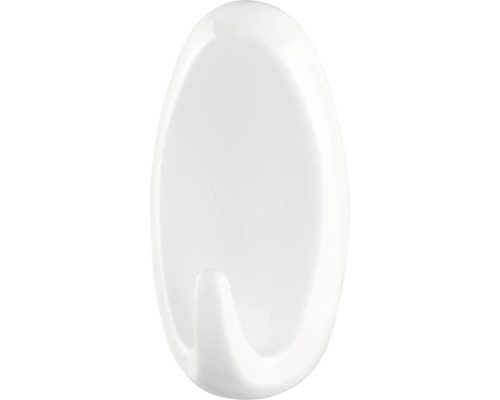 Weißer Klebehaken