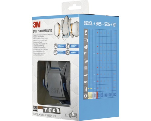 Masque de pulvérisation 3M dans sa boîte