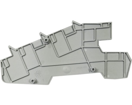 Couvercle de finition Phoenix Contact D-PTI/3 gris 3213975 10 pièces Rail de montage en plastique pour installations électriques