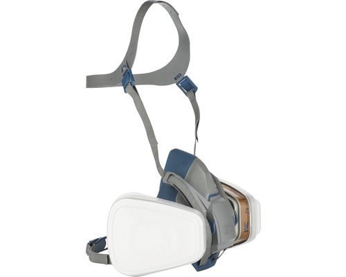 Demi-masque avec filtres pour la protection respiratoire