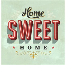 Tableau en verre Retro sweet 20x20 cm
