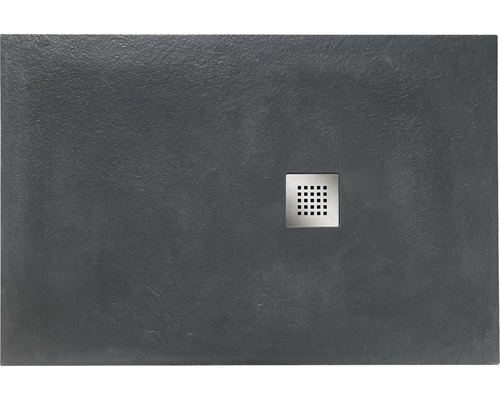 Receveur de douche OTTOFOND Strato 80 x 100 x 2.4 cm anthracite structuré 875007