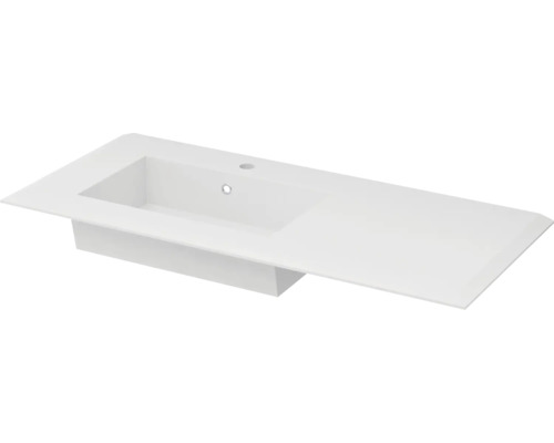 Vasque pour meuble Baden Haus Bellagio 106 x 46 cm gauche blanc mat 50213