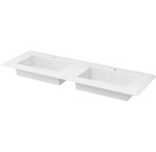 Vasque pour meuble en fonte minérale Bellagio 141 cm blanc-thumb-0