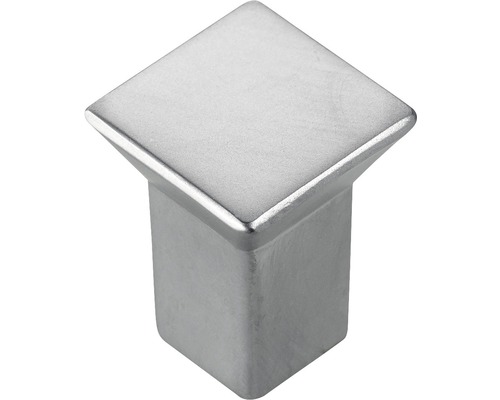 Bouton de meuble en zinc moulé sous pression alu Lxlxh 23x18x18 mm