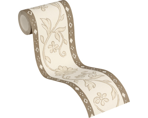 Frise de papier peint à motifs floraux en rouleau