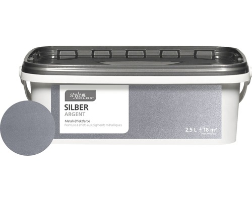 Wandfarbe StyleColor silber 2,5 l-0