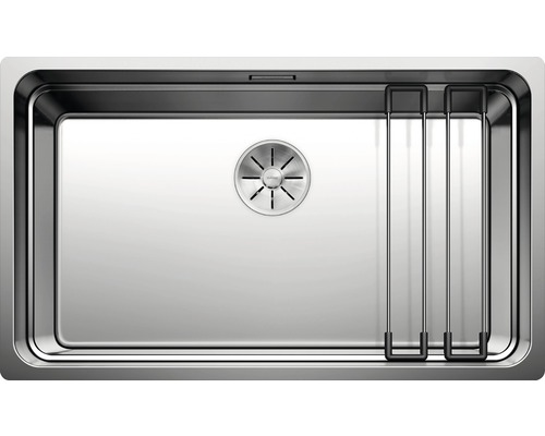 Évier en acier inoxydable avec égouttoir