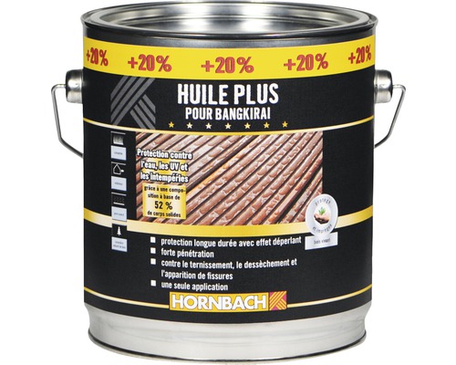 Boîte d''huile de Bangkirai pour la protection du bois