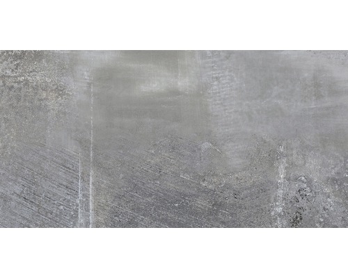Carrelage pour sol en grès cérame fin Boldstone gris 32x62,5 cm