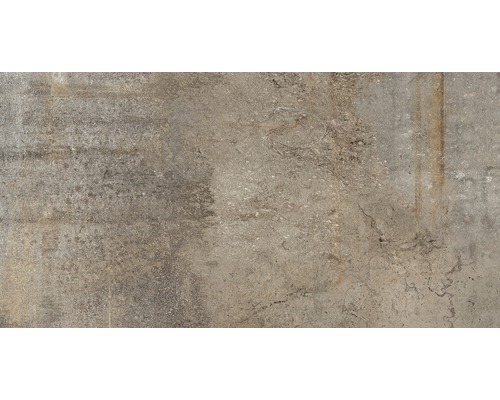 Feinsteinzeug Wand- und Bodenfliese Boldstone ocre 32 x 62,5 cm Fliesenstruktur in Betonoptik