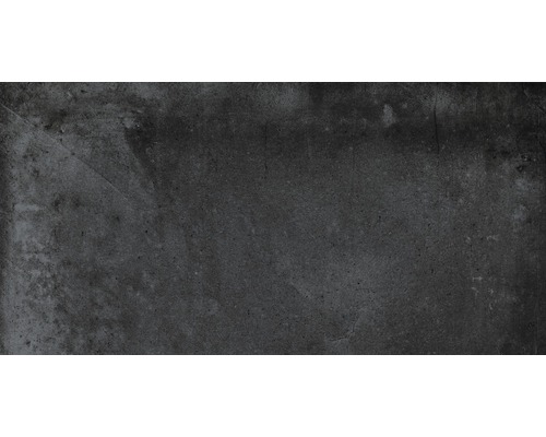Feinsteinzeug Wand- und Bodenfliese Atlantis nero rektifiziert 30 x 60 cm