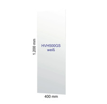 Chauffage en verre infrarouge Vitalheizung HVH500GS 40x120 cm blanc 500 Watts