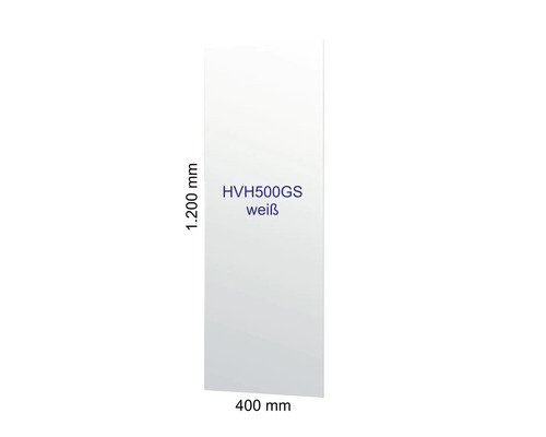 Panneau blanc de dimensions 1200 mm x 400 mm