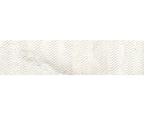 Feinsteinzeug Wand- und Bodenfliese Brickbold almond 8 x 33,15 cm