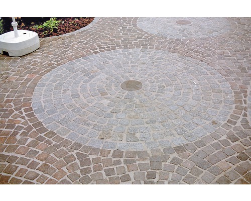 Pavés avec motif circulaire pour l''extérieur