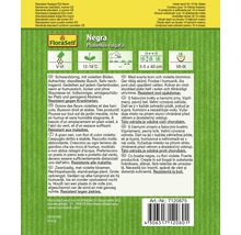 Verpackung von FloraSelf Negra Phaseolus vulgaris Bohnensamen