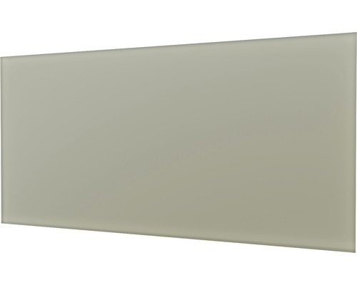 Chauffage en verre infrarouge Vitalheizung HVH600GS 58,5x118,5 cm basalt 600 Watts Crédence en verre gris
