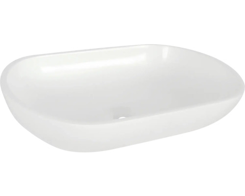 Vasque à poser Differnz Ovalo 54 x 34 cm blanc brillant 38.253.05