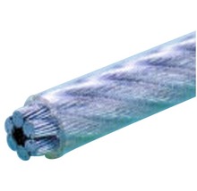 Câble d'acier Pösamo Ø 3-5 mm acier galvanisé, plastifié, sur bobine-thumb-0