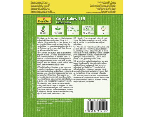 Salatsamen Great Lakes 118 Lactuca sativa