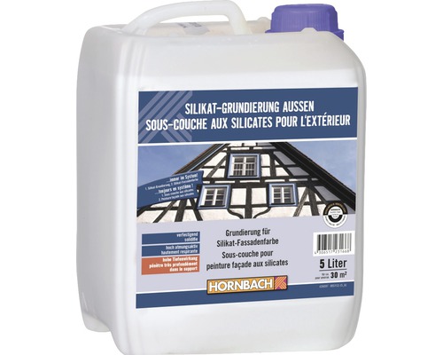 Apprêt silicate extérieur HORNBACH 5 l