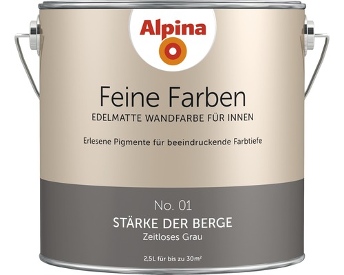 Alpina Feine Farben - Edelmatte Wandfarbe für Innen, alle Farbtöne