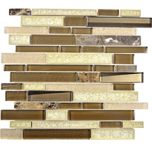 Glasmosaik Sonja 58 30x29,2 cm beige/braun