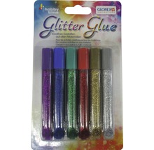 Set de colle à paillettes Glorex avec six couleurs