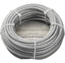 Câble d'acier Pösamo Ø 3 mm, 10 m acier galvanisé - HORNBACH Luxembourg