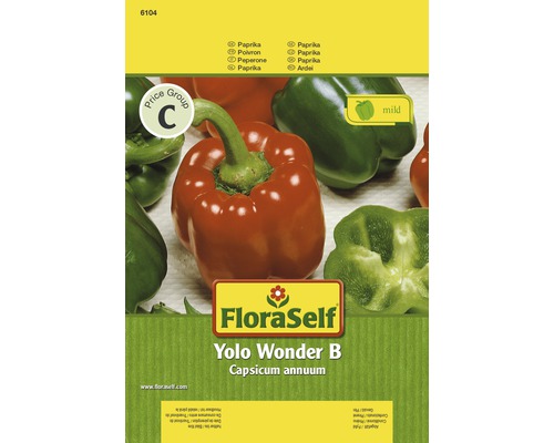 Poivron 'Yolo Wonder' FloraSelf semences non-hybrides semences de légumes-0