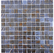 Mosaikfliese mit quadratischen Elementen