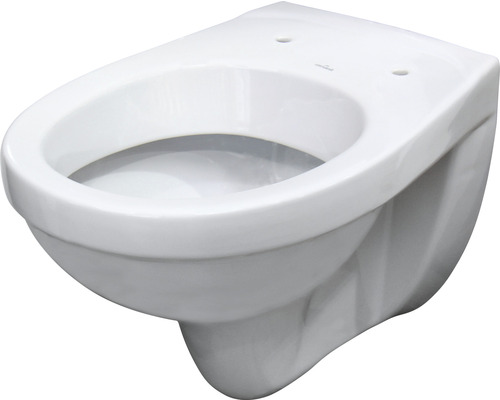 WC suspendu Cersanit cuvette à fond creux blanc brillant sans abattant FS00010-OLO