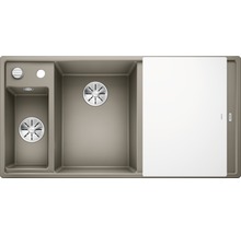 Spüle Blanco AXIA III 6 S 1000 x 510 mm tartufo ohne Multifunktionsschale 524660 1 Spülbecken Mit Tropffläche Becken links