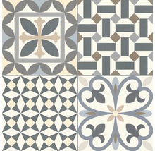 Feinsteinzeug Wand- und Bodenfliese Heritage grey in 19 verschiedenen Motiven 33,15 x 33,15 cm-thumb-3