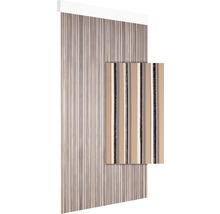 Türvorhang Atlas schwarz 90x210 cm