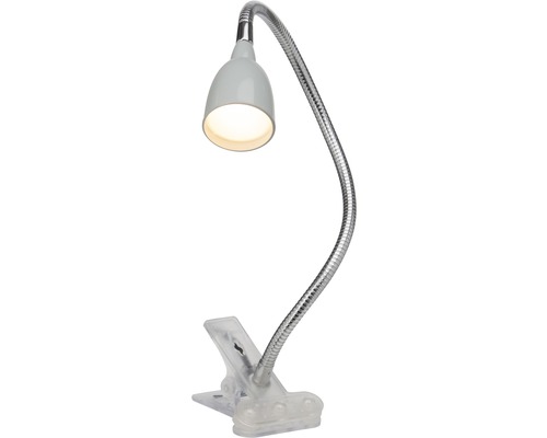 Lampe à pince avec bras flexible