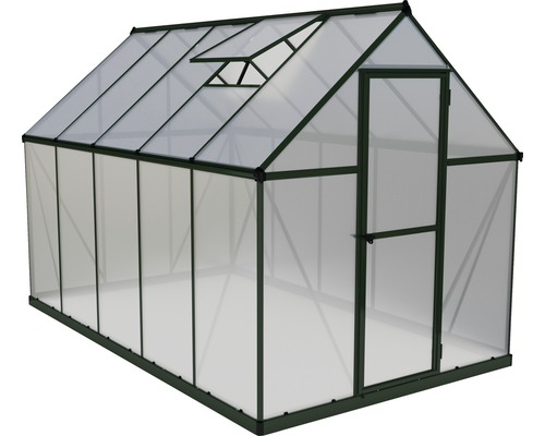 Serre avec porte et fenêtre