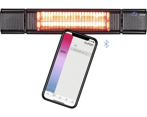 Infrarotheizstrahler mit Smartphone-App-Steuerung