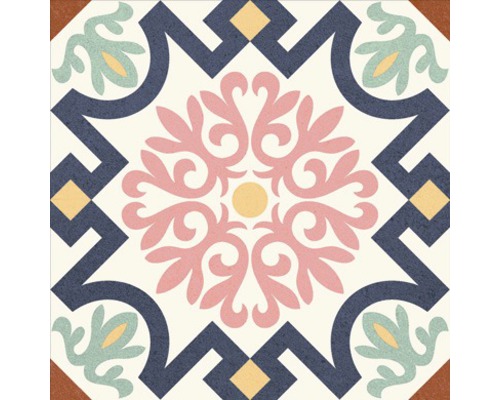 Fliese mit geometrischem Muster