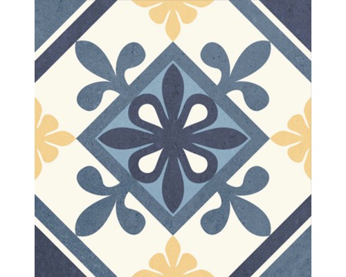 Dekorative Fliese mit floralem Muster