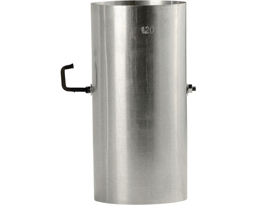 Metallrohr mit Halterung und der Nummer 120