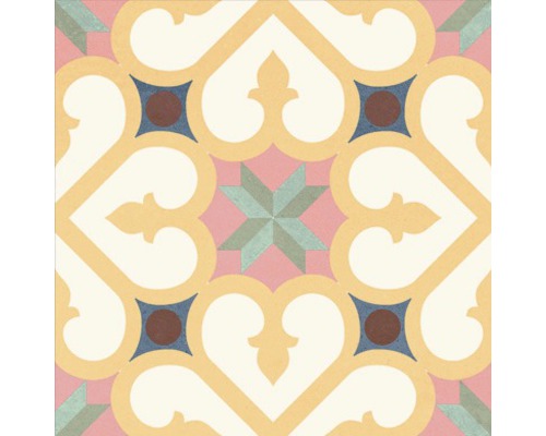 Dekorative Fliese mit geometrischem Muster