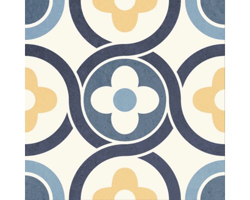 Dekorative Fliese mit floralem Muster für Wand und Boden